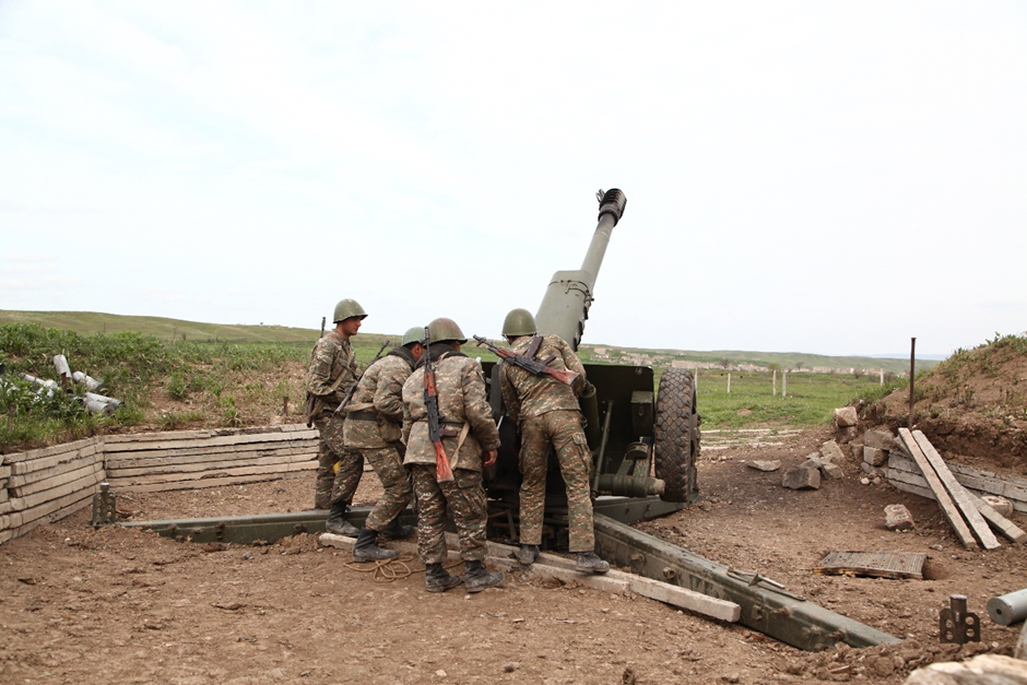 Between Armenia and Azerbaijan