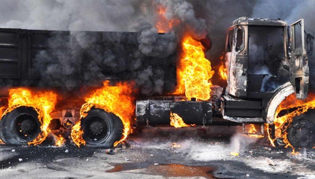 South Africa Highway Arson Attacks